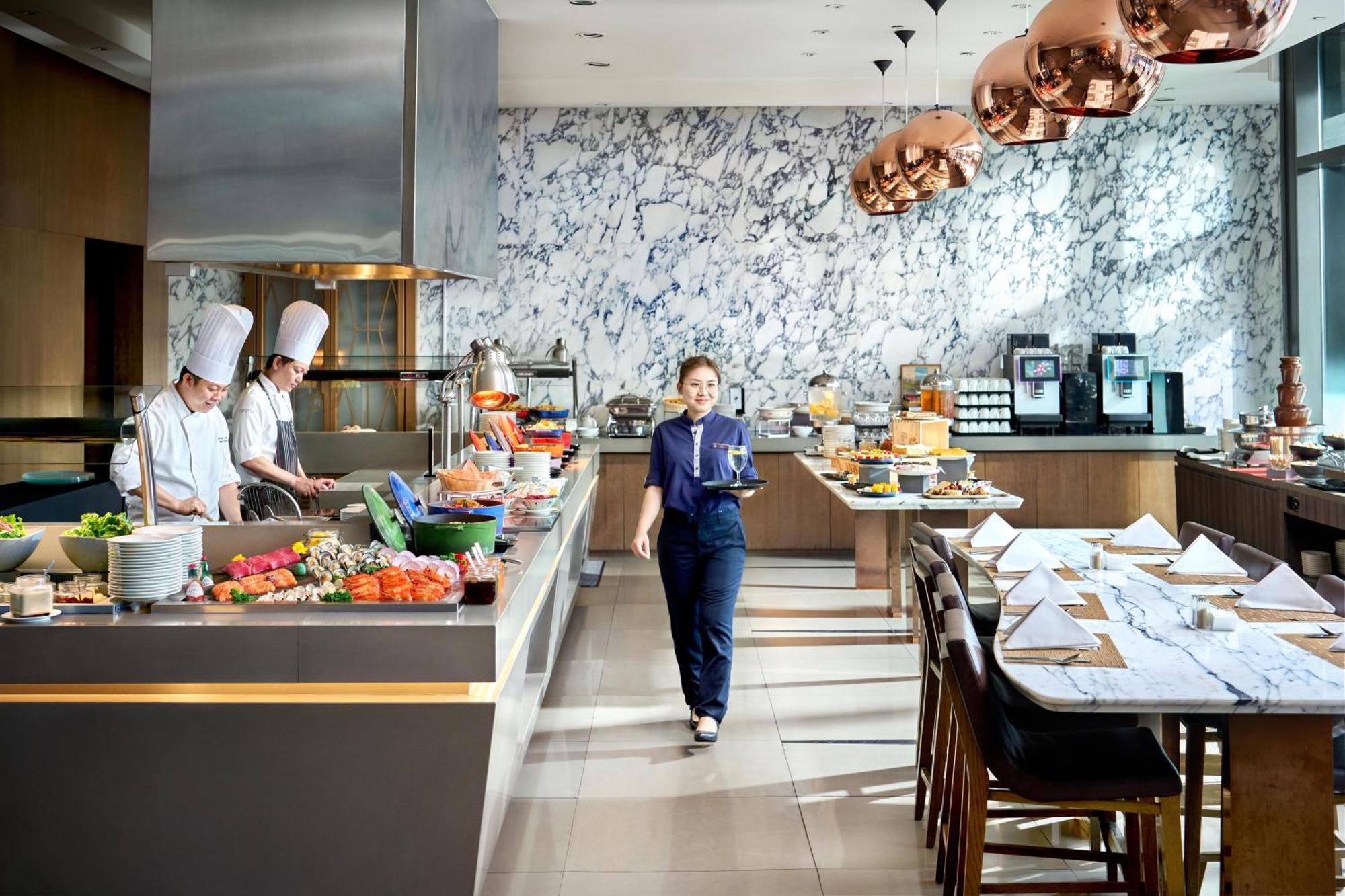 Carlton City Hotel Σιγκαπούρη Εξωτερικό φωτογραφία The restaurant