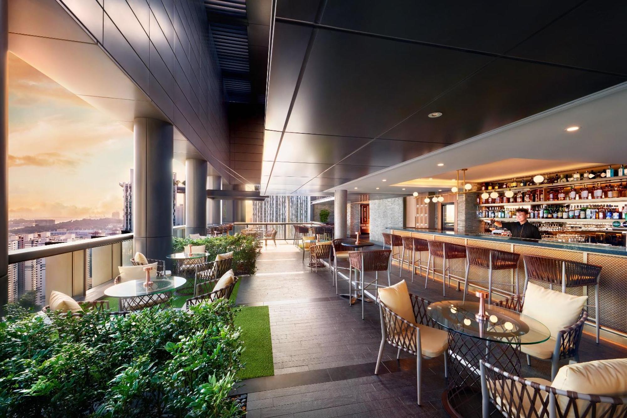 Carlton City Hotel Σιγκαπούρη Εξωτερικό φωτογραφία Sky Bar